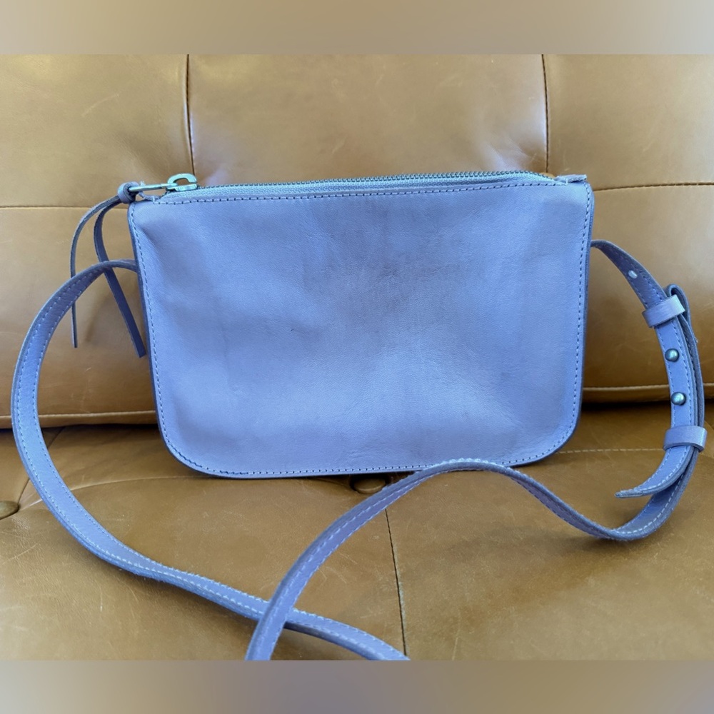 Madewell Lilac Small Leather Crossbody Purse